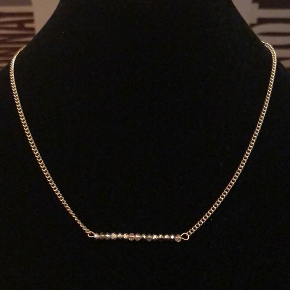 Handmade Jewelry - Simple gold necklace